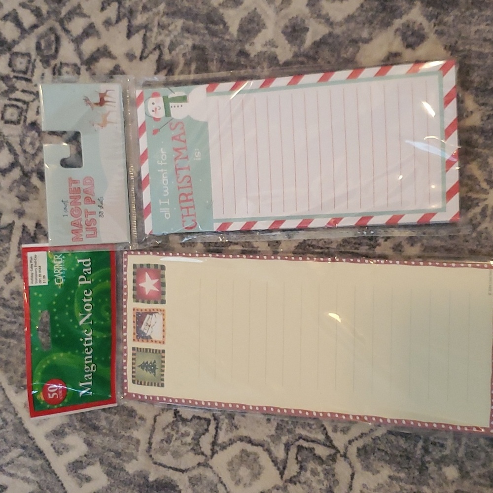 New Holiday Magnetic Notepads (2)